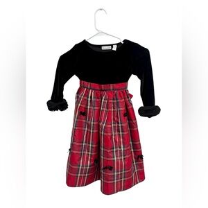 Lovely Charter Club offers a delightful holiday/party dress. It features a 4/4T